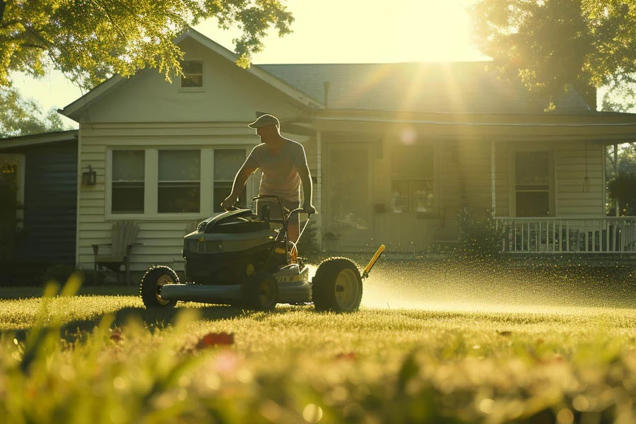 best rated battery lawn mower